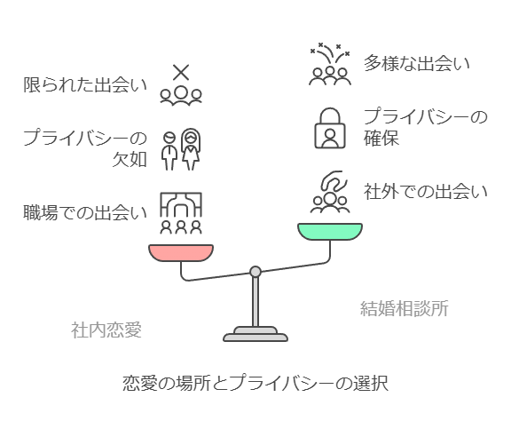 社内恋愛はやめとけ!結婚相談所で社外の出会いを見つけよう