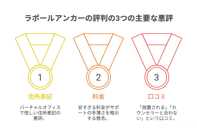 ラポールアンカーが「やばい」と言われる３つの悪評