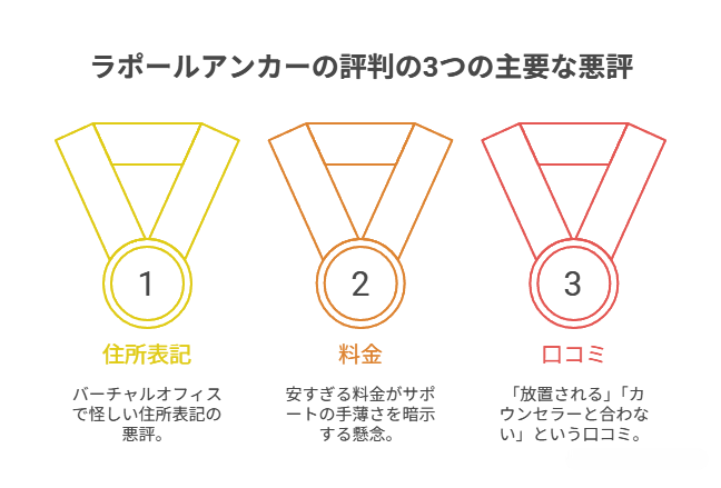 なぜ?ラポールアンカーが「やばい」と言われる3つの悪評