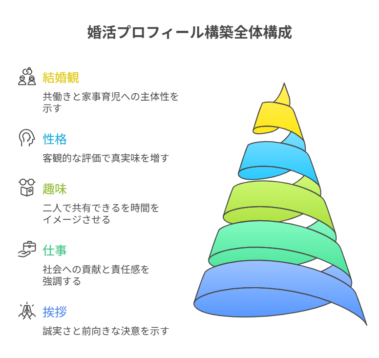 【項目別】女性の心を掴む！婚活プロフィールの書き方と具体的例文