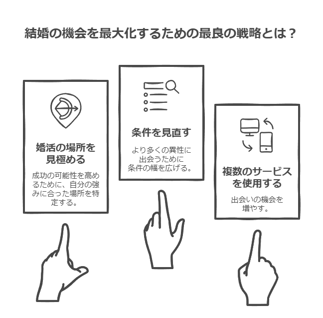 「男性不足は嘘」という言葉を信じて待つだけでは危険！今すぐできる賢い婚活戦略