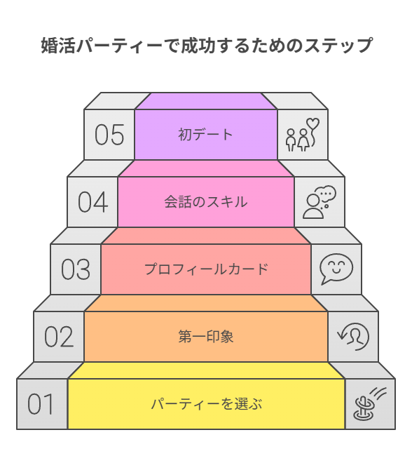 現実を知った上で成功率UP!婚活パーティー攻略法5ステップ