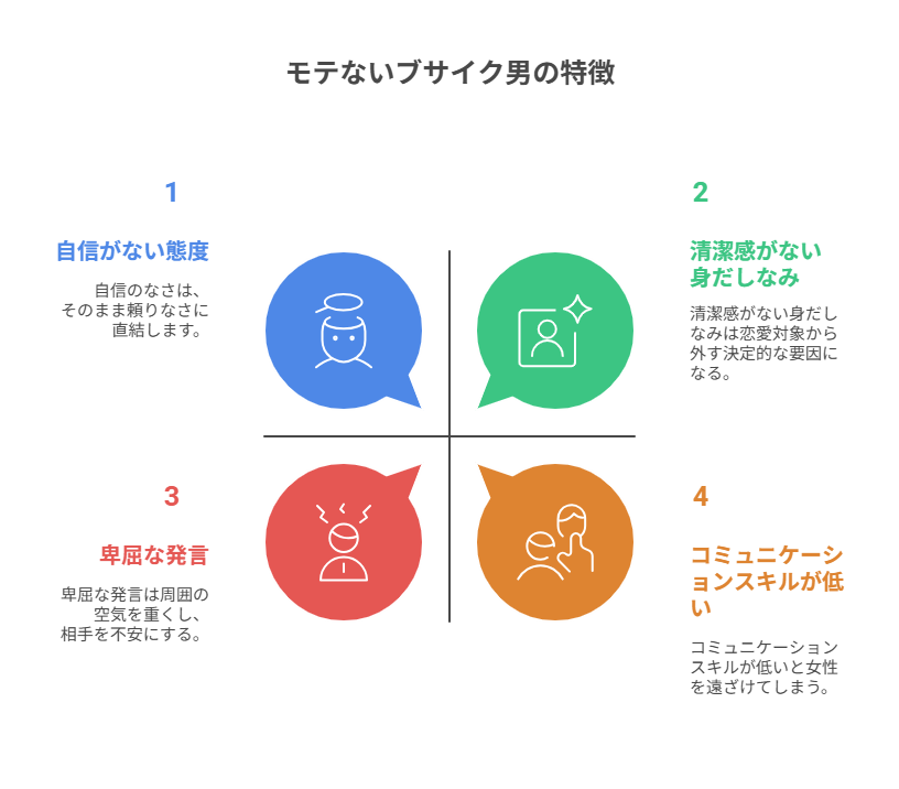 モテないブサイク男の共通する特徴