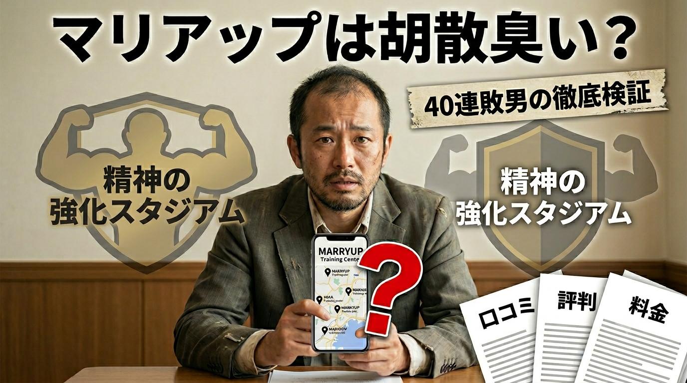 マリアップは胡散臭い？お見合い40連敗男が口コミ・料金を徹底検証