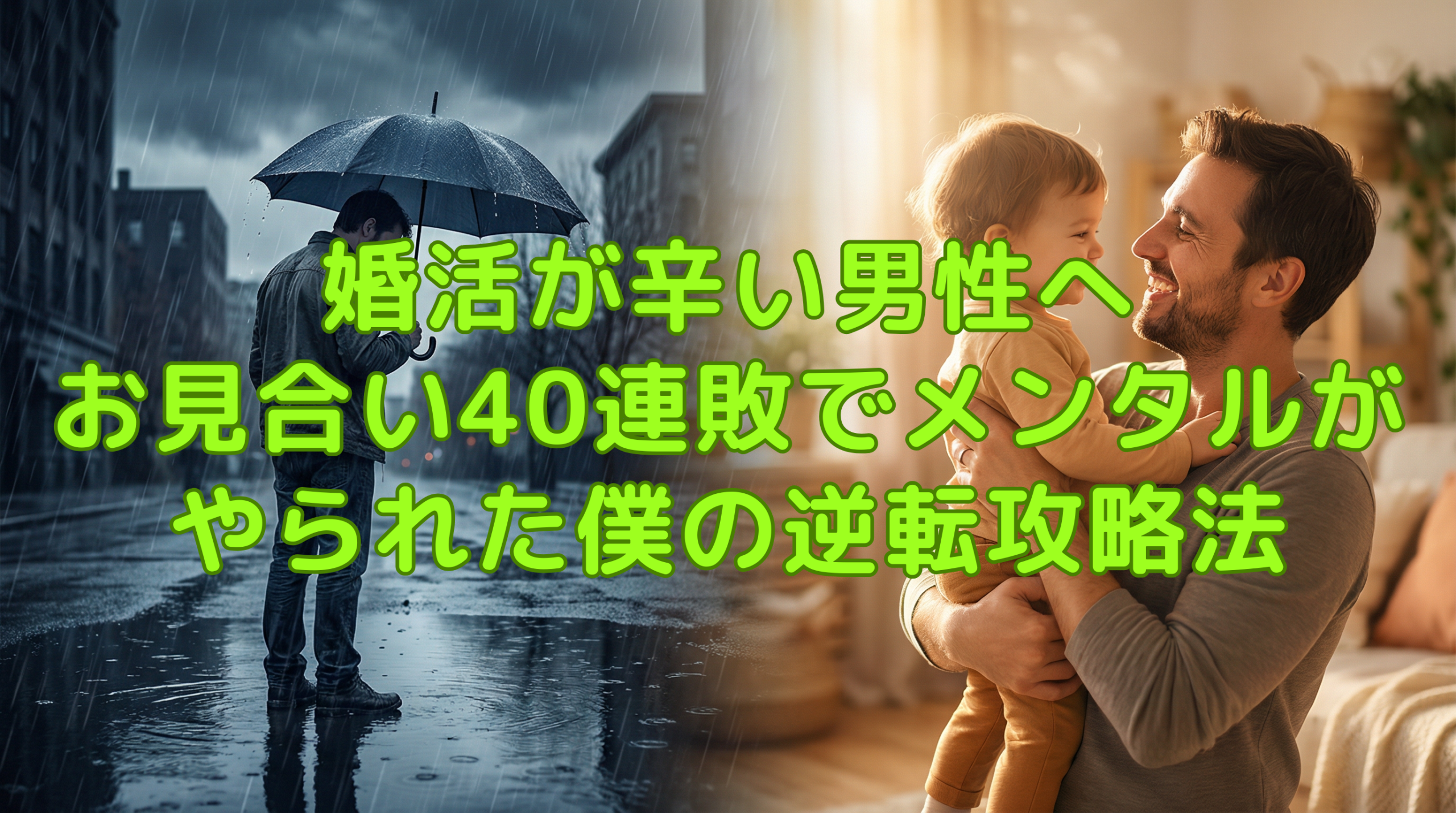 婚活が辛い男性へ。お見合い40連敗でメンタルがやられた僕の逆転攻略法